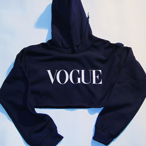 Forever 21 Vogue cropped Hoodie - Picture 4 of 4